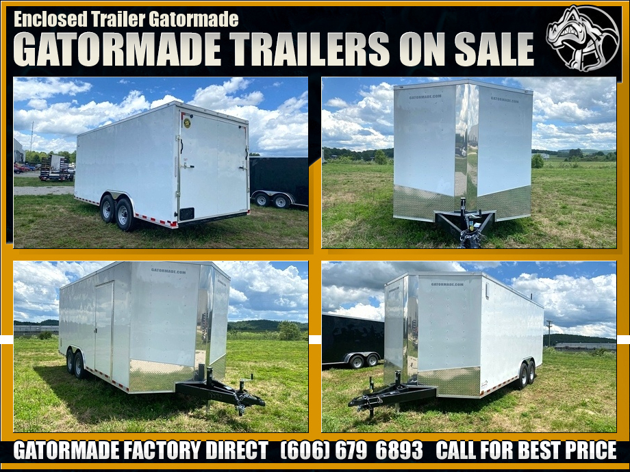 Image Enclosed Trailer Tandem Axle